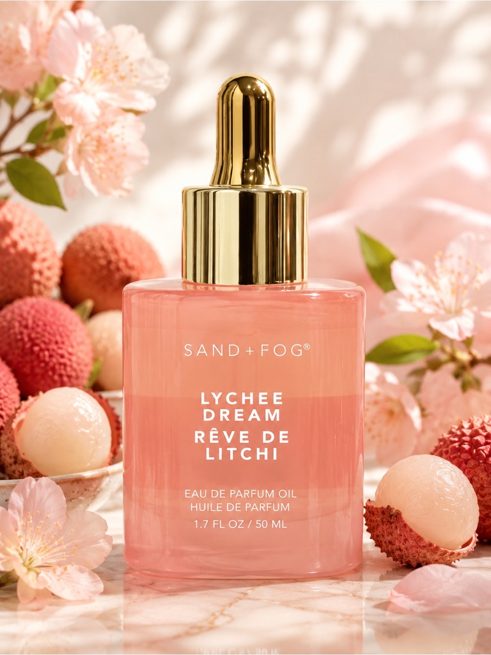 Sand + Fog Lychee Dream Perfume Oil Dropper – 50 mL